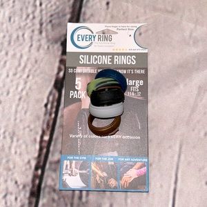 Every Ring Silicone Men’s Rings Brand New & Packaged Fits 9.5-10
